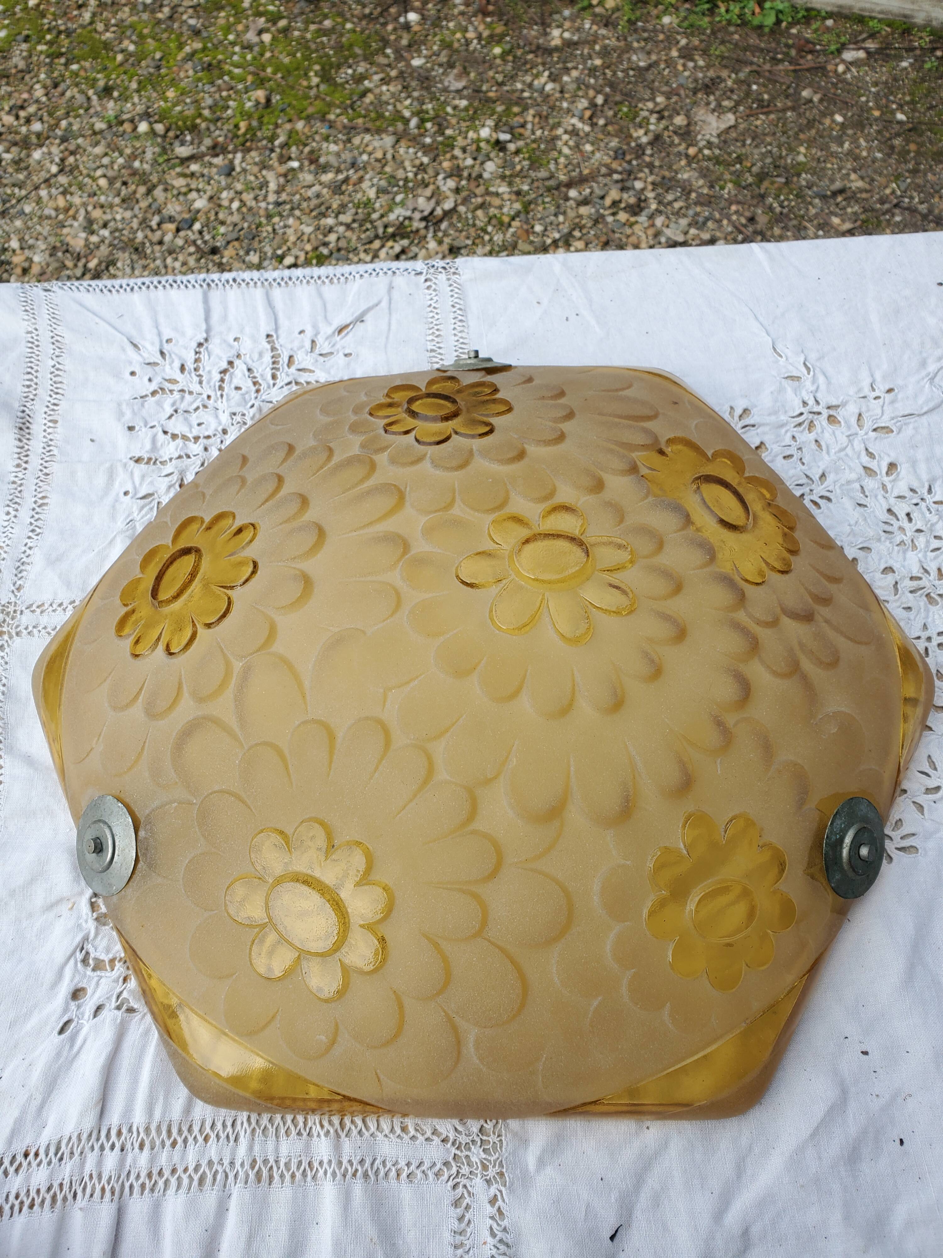 Suspension basin marguerite art deco