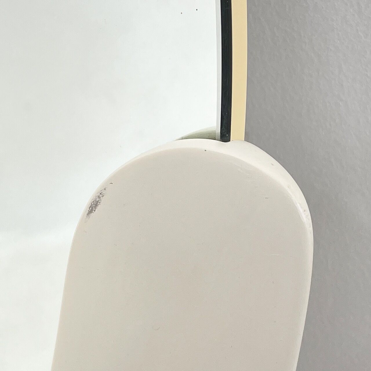 1960's Italian Round Wall Mirror, 80 cm