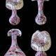 Clichy speckled blown glass vase