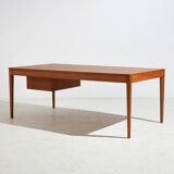 Restored Teak ‘Diplomat’ desk by Finn Juhl for France & Søn, 1950s (MK9758)