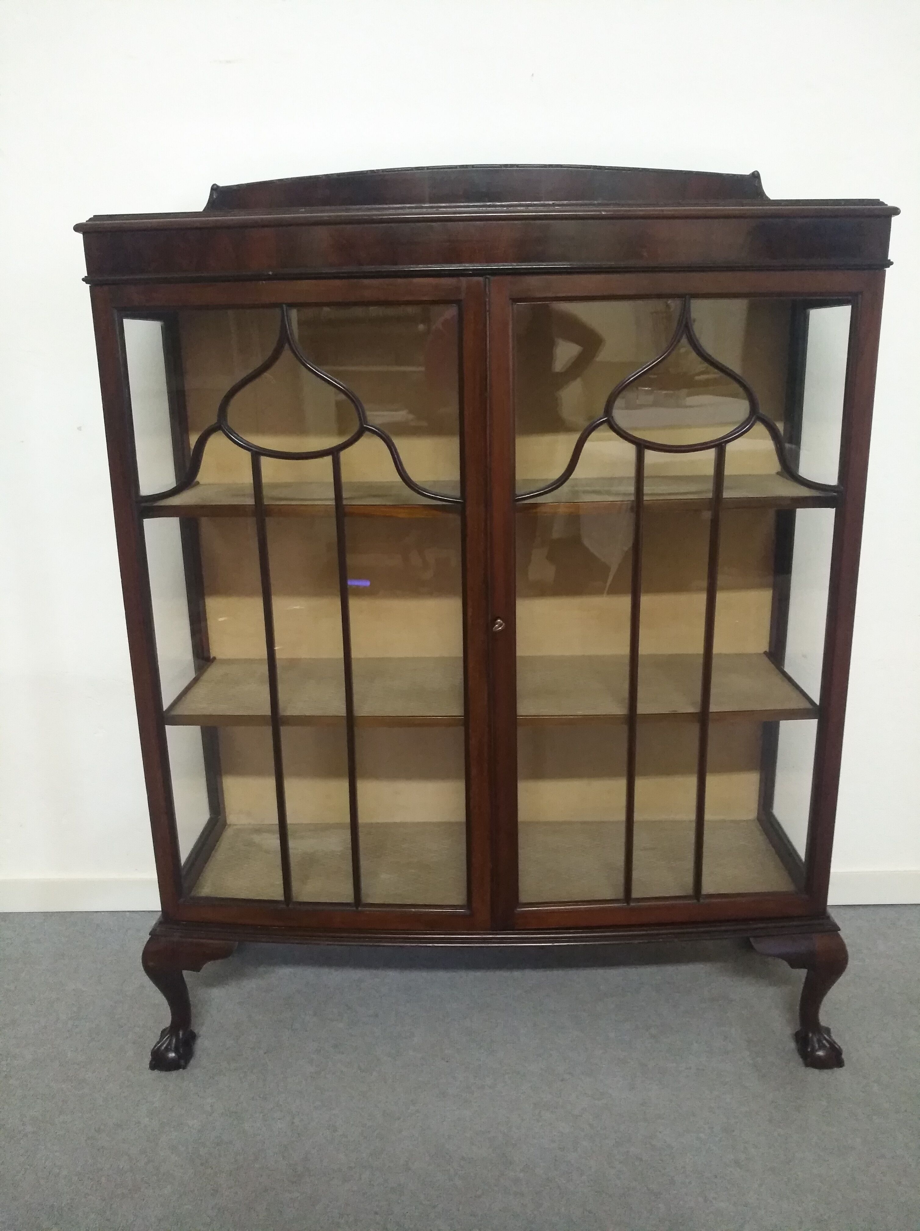 English Art Deco showcase circa 1930