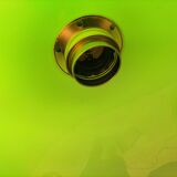 Green opaline pendant light