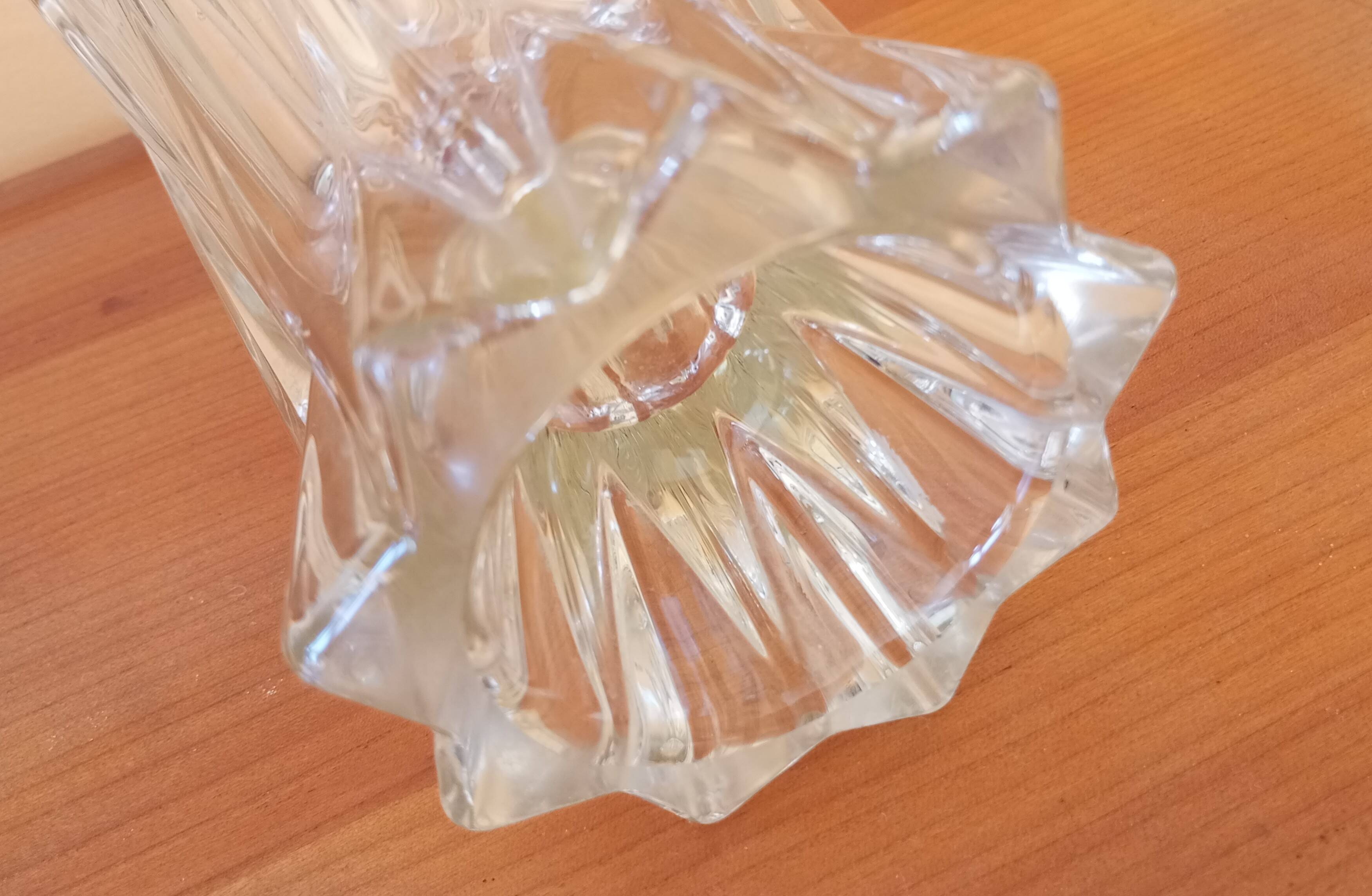 Crystal vase from the 70s - 80s