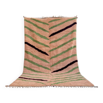 Colourful Berber rug with tiger patterns - 320 x 200 cm