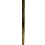 Lampadaire Art Déco en laiton patiné, 132cm