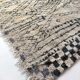Moroccan Berber carpet Boujaad ecru with gray patterns 290x203cm