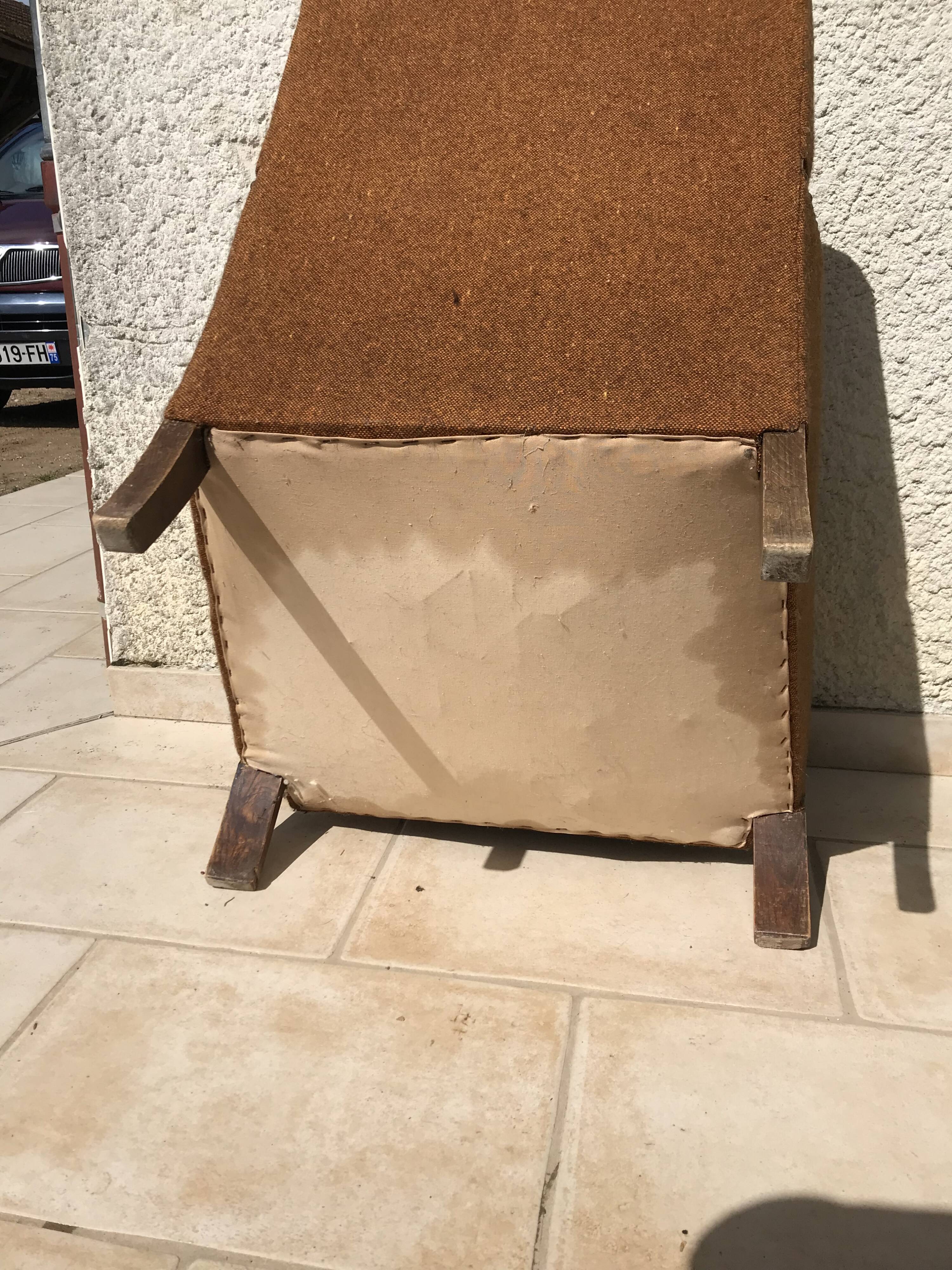 Art deco club armchair