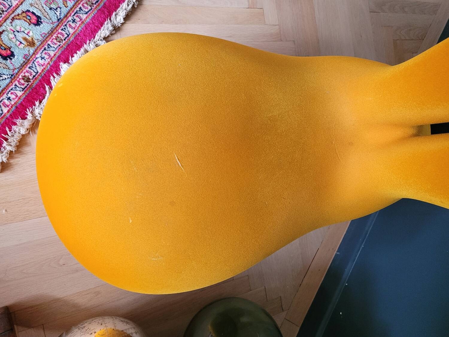 Rabbit chair by Stefano Giovannoni - Large velvet model