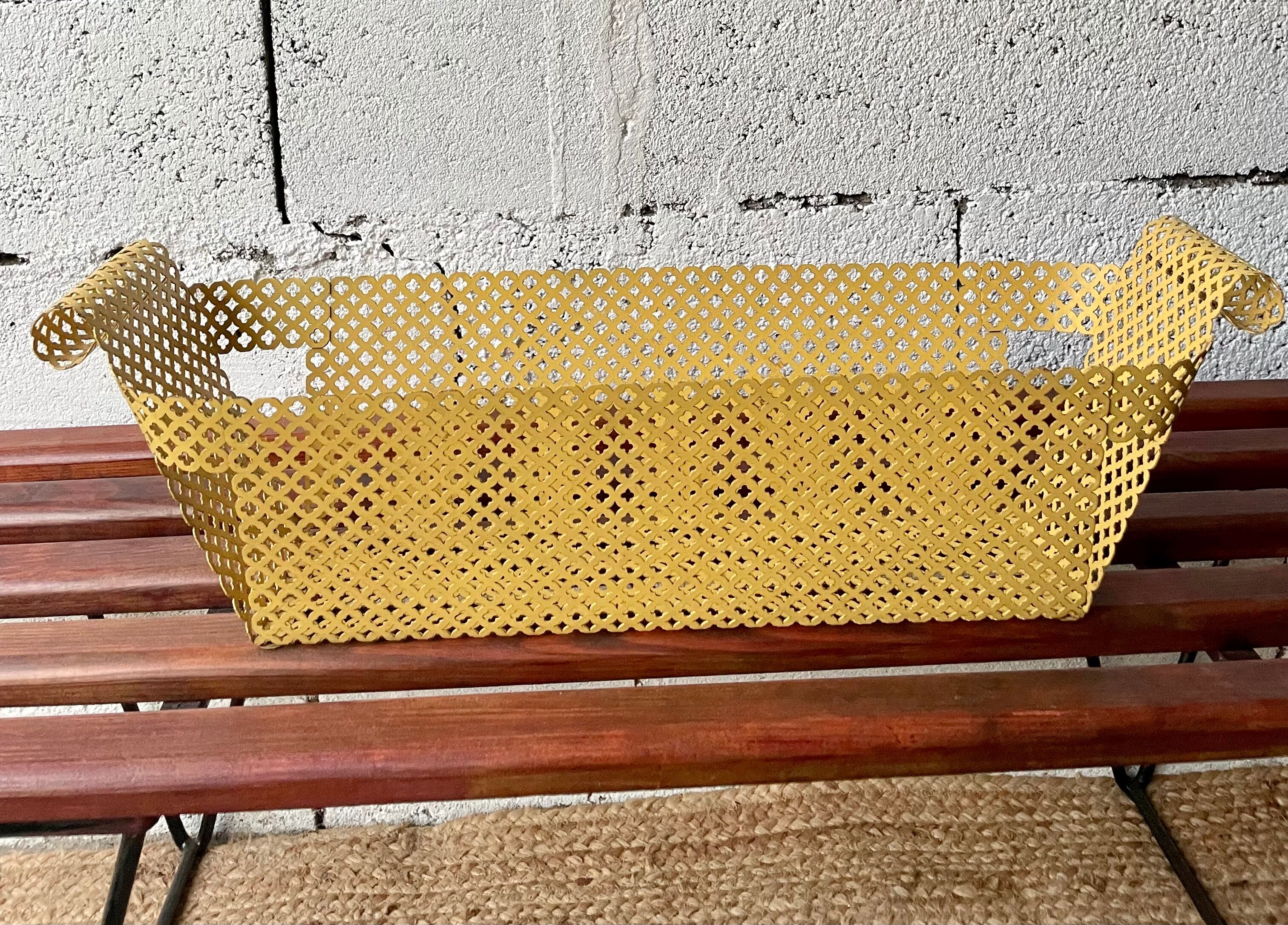 Perforated sheet metal planter