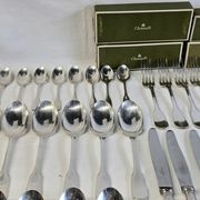 87-piece household cutlery set from Christofle, Versailles model, in metal.