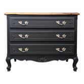 Vintage walnut commode refurbished