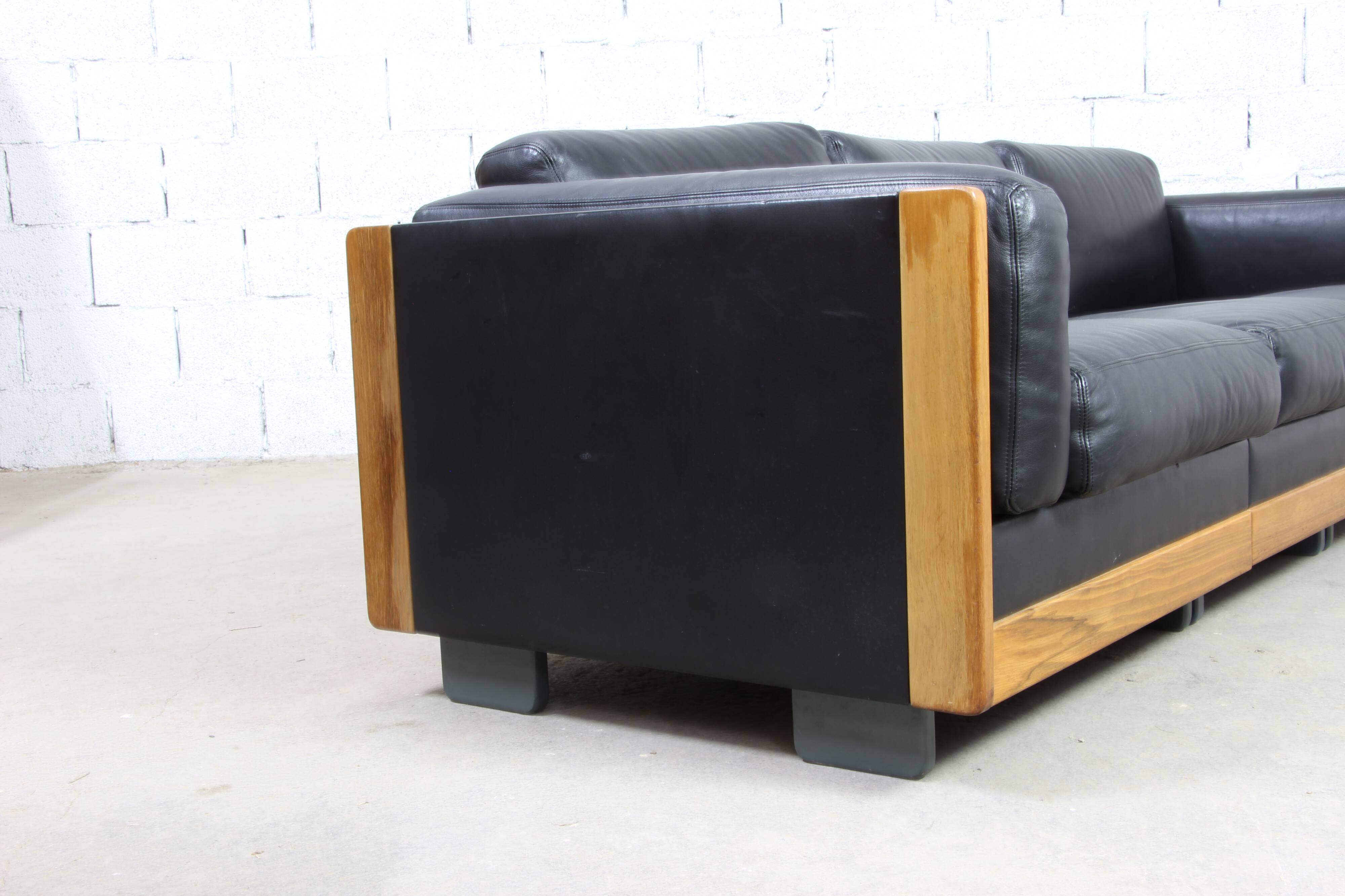 Leather sofa Afra & Tobia Scarpa Cassina