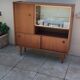 Scandinavian vintage teak display cabinet
