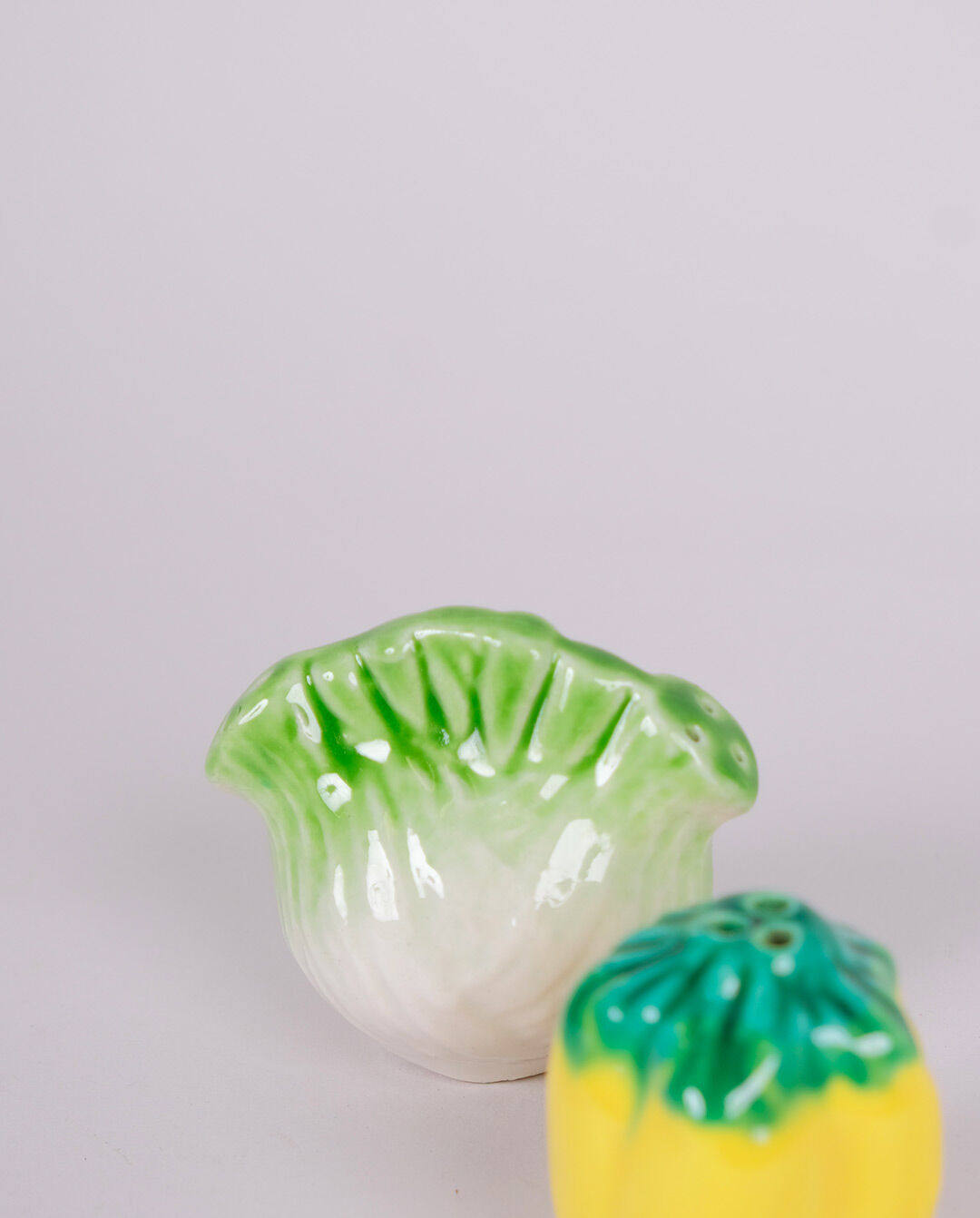 Fennel and pepper salt shakers