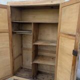 Parisian wardrobe in natural wood