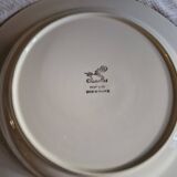 Charolles - Antique plate, rooster decoration Ø 26 cm