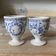 Antique ironstone egg cups