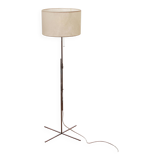 Minimalist floor lamp 1970s in chromed metal