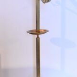 Retro night valet in brass and wood in Neoclassical style