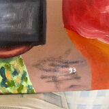 Tableau art africain contemporain