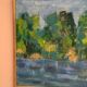 Original Oil On Canvas – “Landscape” By K. Osian – Signed – Vintage