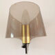 Wall lamp plexi and brass design 60s - 70s