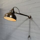 Early Rademacher wall lamp with large enamel shade