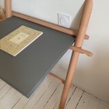 Eno Studio folding side desk in solid beech, made in France