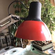 Lampe d'architecte rouge   patented  finlande