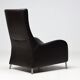 De Sede DS-264 Lounge Chair by Mathias Hoffmann, Swiss Leather Design