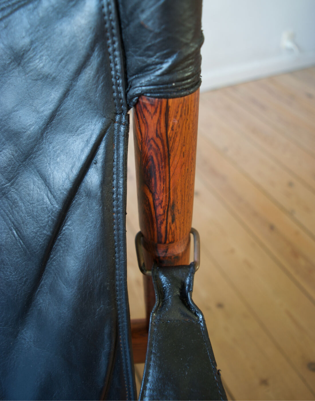 Safari armchair in Rosewood by Erik Wortz for Niels Eilersen.