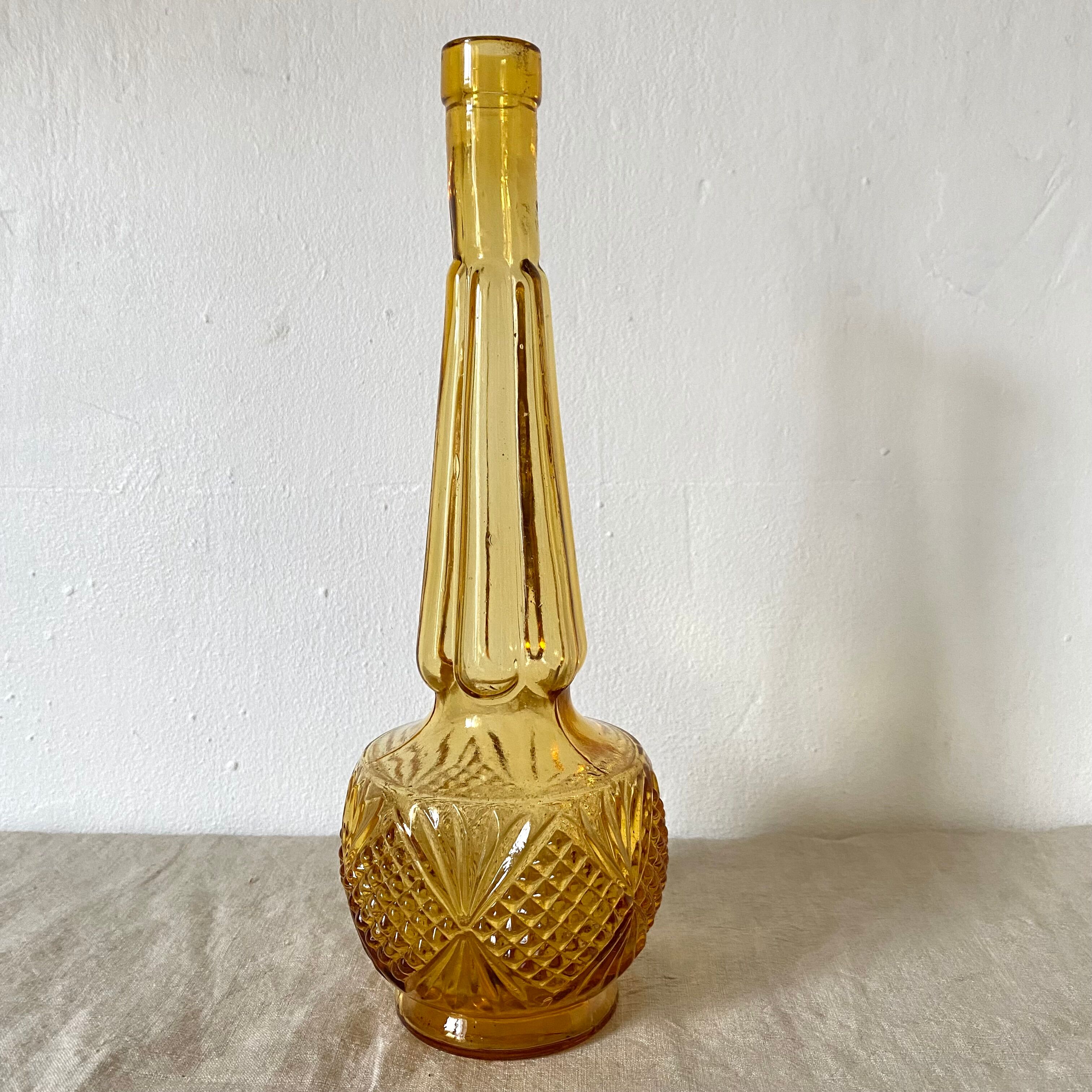 Vintage amber decanter Empoli