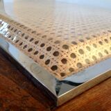 Set plexiglass and caning design 70 s