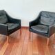 Borge Mogensen pair of armchairs, Fredericia Denmark edition