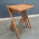Tables Gigognes en Noyer by Bengt Ruda, Sweden, 1950s, Set of 3