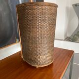 Vintage rattan umbrella door