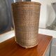 Vintage rattan umbrella door