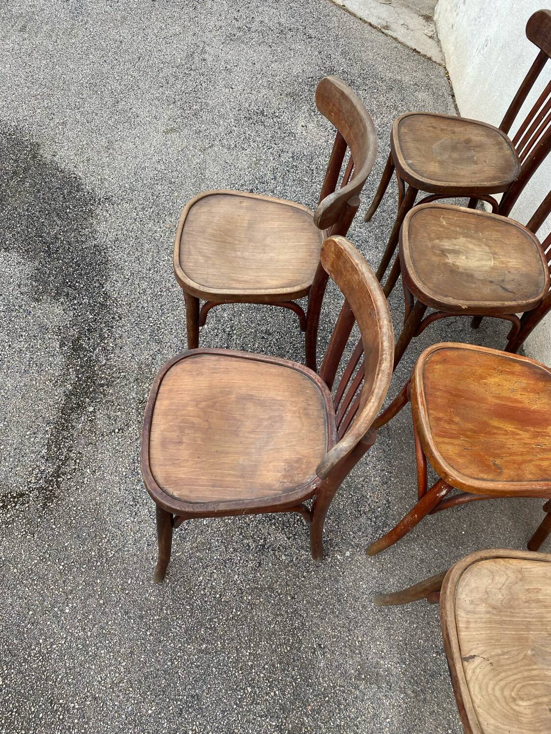 Set of 6 bistro chairs
