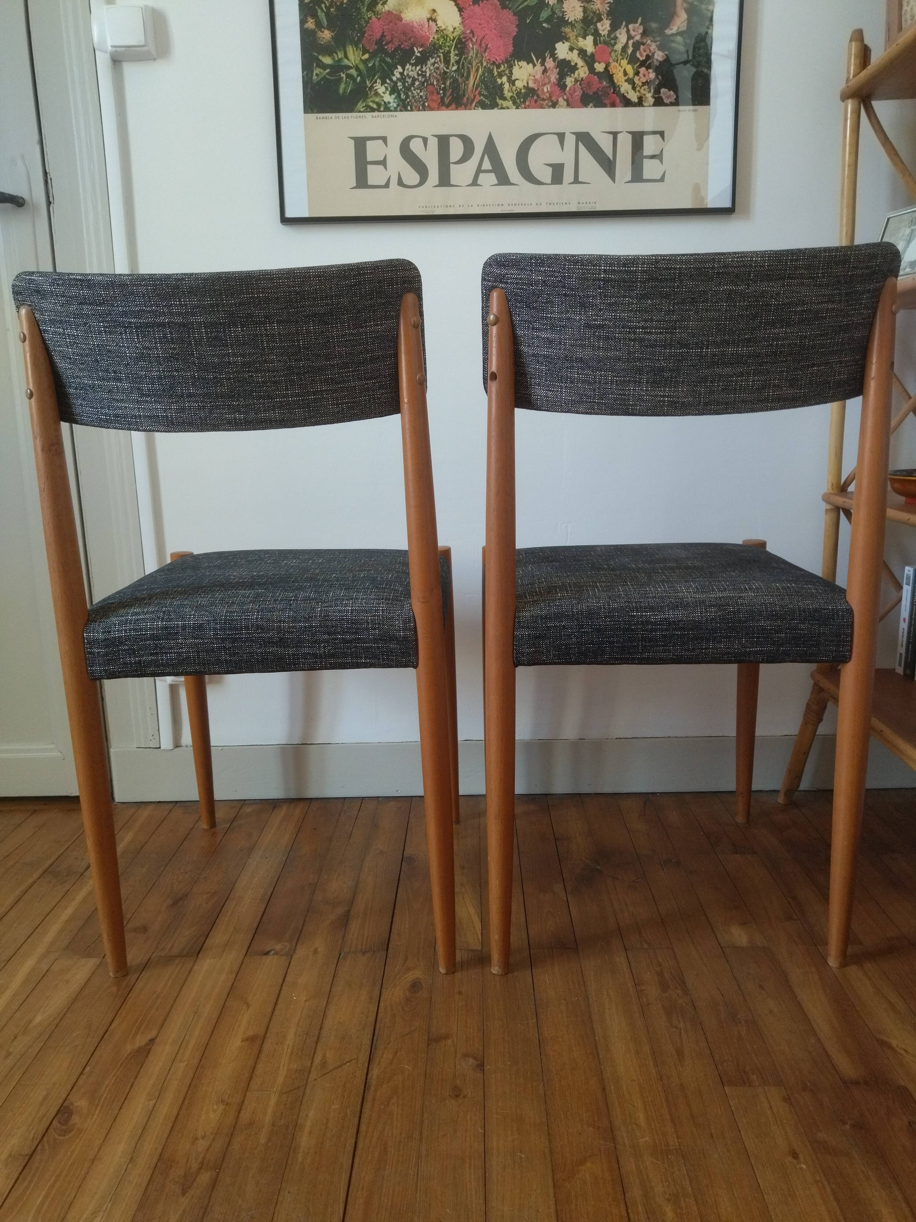 Pair of Scandinavian chairs