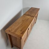 Maison regain sideboard in solid elm, 1970s