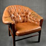 G Mobel Armchair, 1960s, Leather