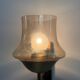 Yellow glass and brass wall light from the mid-century, 1960, Germany.