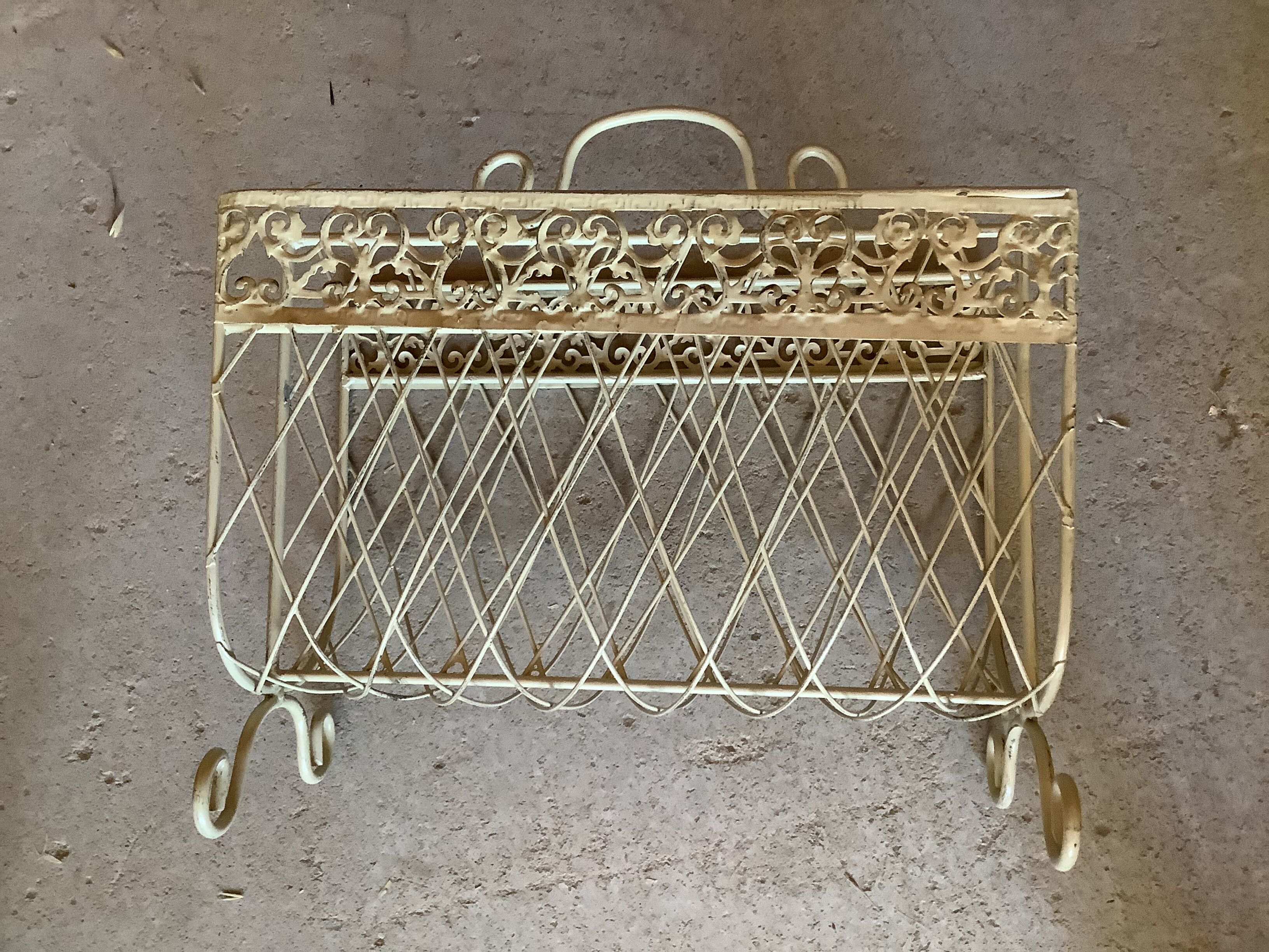 Vintage magazine door