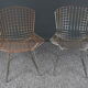Pair of chairs by Harry Bertoia 80