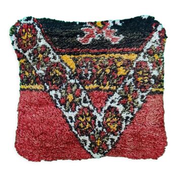 Coussin Boujad tribal rouge 40x50