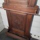 Antique coat rack in solid oak