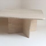 Travertine coffee table 70s