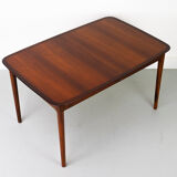 Extendable wooden dining table, manufactured by Lübke, Germany