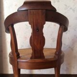 Old cane office chair