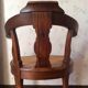 Old cane office chair